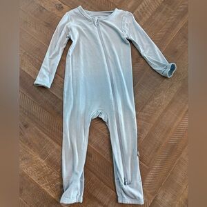 KYTE Baby - zippered long sleeve romper - size 18-24 months - color light blue